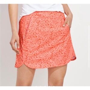 NWOT Vineyard Vines | Fiery Coral Print Printed Golf Skort Sz 8 Athletic Sports